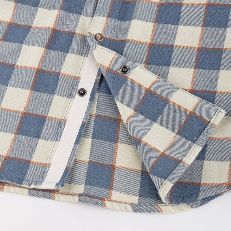 Sigikid Kinder Karo Flanell-Hemd, blau-weiß Clearance-Verkauf