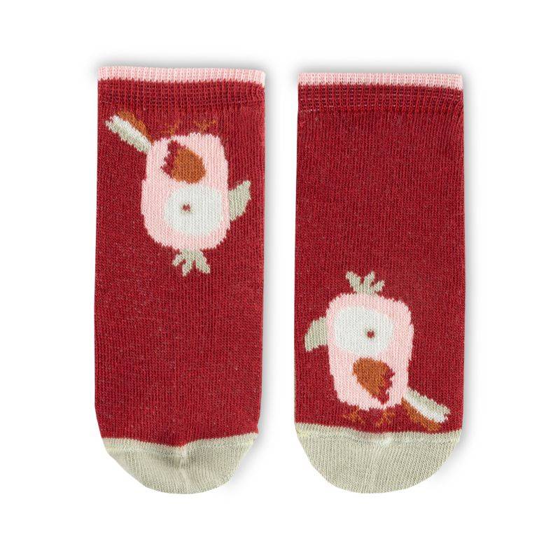 Sigikid 3er-Pack Kinder Socken, rosa und dunkelrot Begrenzt auf 3 Tage