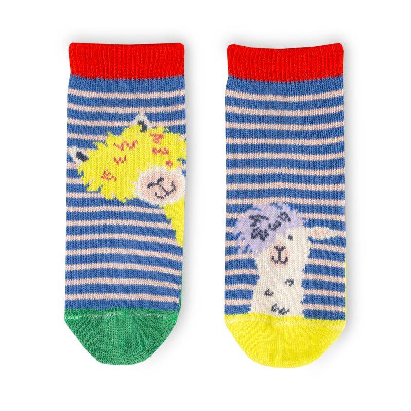 Sigikid Kinder 3er Socken-Set, Lama, bunt zollfrei