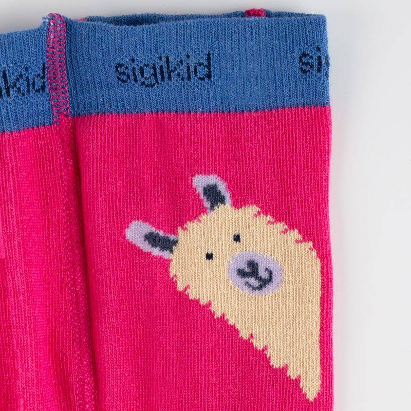 Sigikid Baby Strumpfhosen 2er-Set Lama, grün und pink 2025
