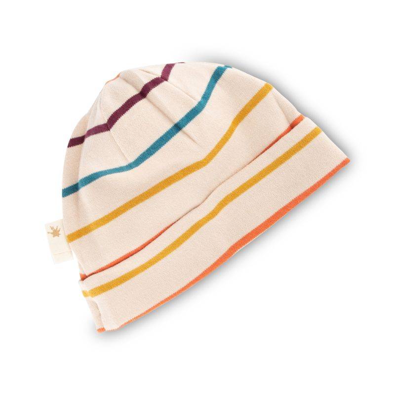 Sigikid Baby Mütze, bunt gestreift im Angebot