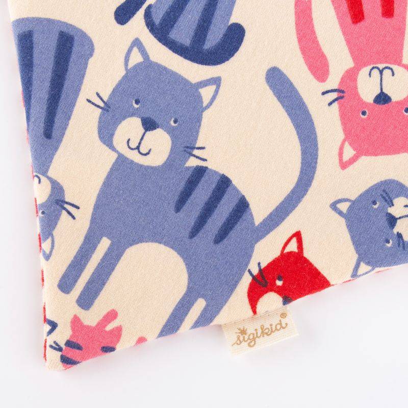 Sigikid Baby Wende Halstuch, Katzenprint oder rot-weiß geringelt Sonderangebot