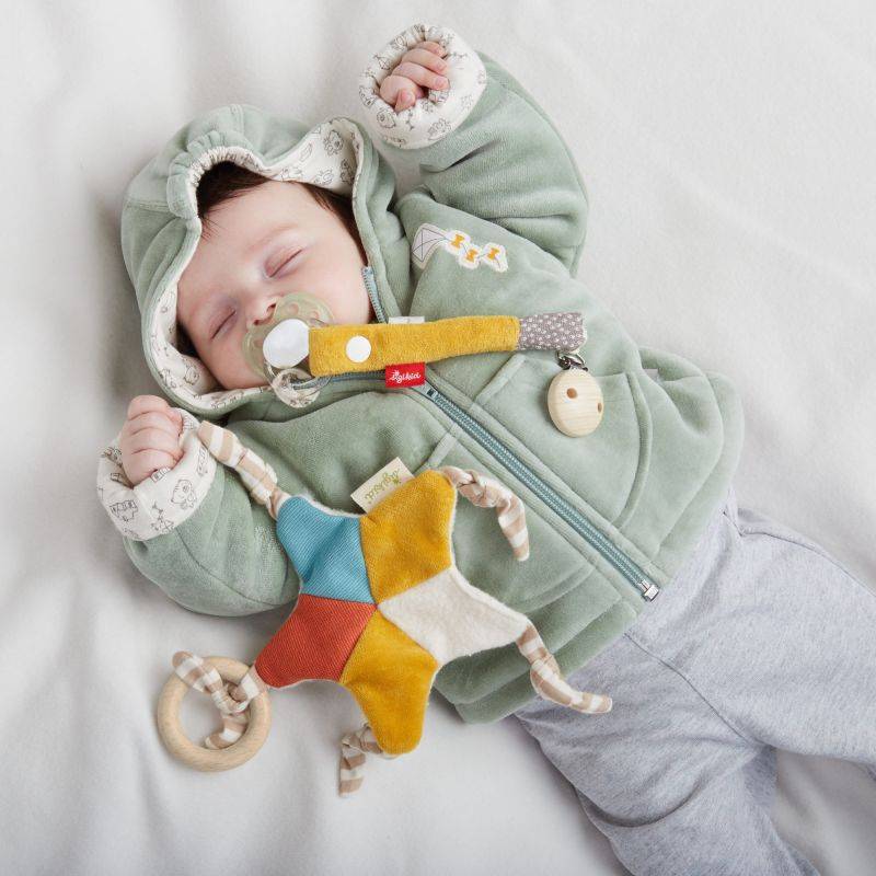 Sigikid Baby Schnuffeltuch Stern, Green Collection Riesige Ersparnisse
