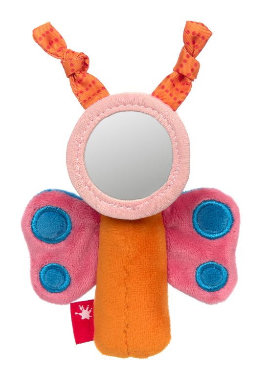 Sigikid Baby Greifling Schmetterling mit Spiegel, Red Stars VIP-Rabatte