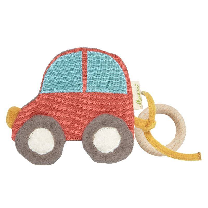 Sigikid Baby Knistergreifling Auto, Green Collection Kostenlose Rückgabe