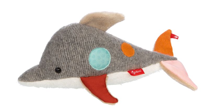 Sigikid Kuscheltier Delfin, Patchwork Sweety Zeitbegrenzte Promotion