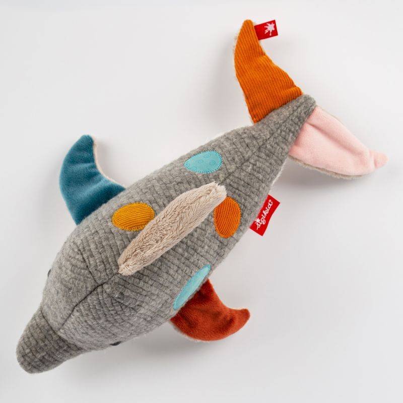 Sigikid Kuscheltier Delfin, Patchwork Sweety Zeitbegrenzte Promotion