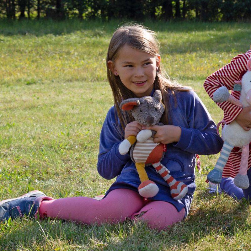 Sigikid Kuscheltier Maus, Patchwork Sweety Großer Ausverkauf