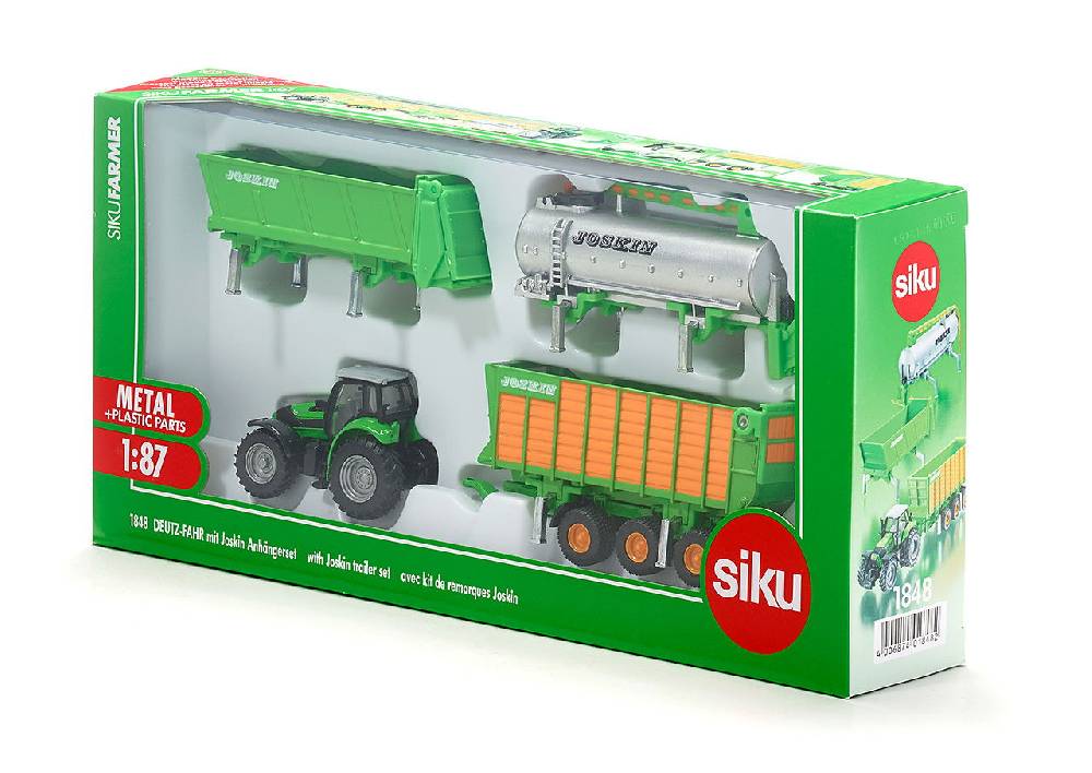 Siku DEUTZ-FAHR mit Joskin Anhängerset 10184800001 Osterangebot
