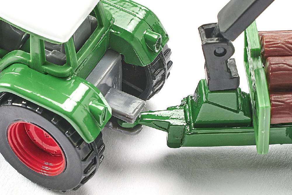 Siku Traktor mit Forstanhänger 10164500003 Vatertagsangebot