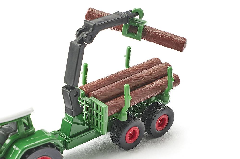 Siku Traktor mit Forstanhänger 10164500003 Vatertagsangebot