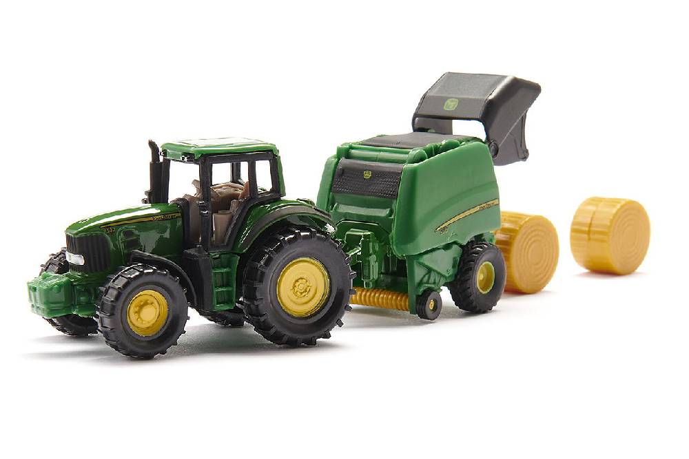 Siku John Deere Traktor mit Ballenpresse 10166500001 VIP-Rabatte