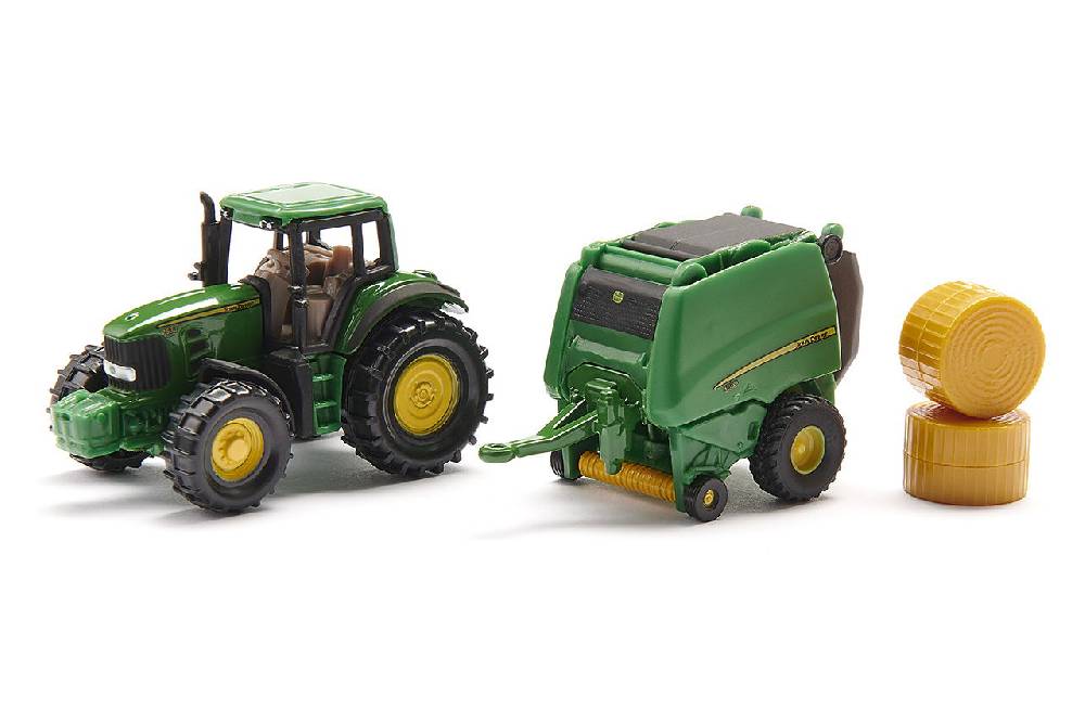 Siku John Deere Traktor mit Ballenpresse 10166500001 VIP-Rabatte