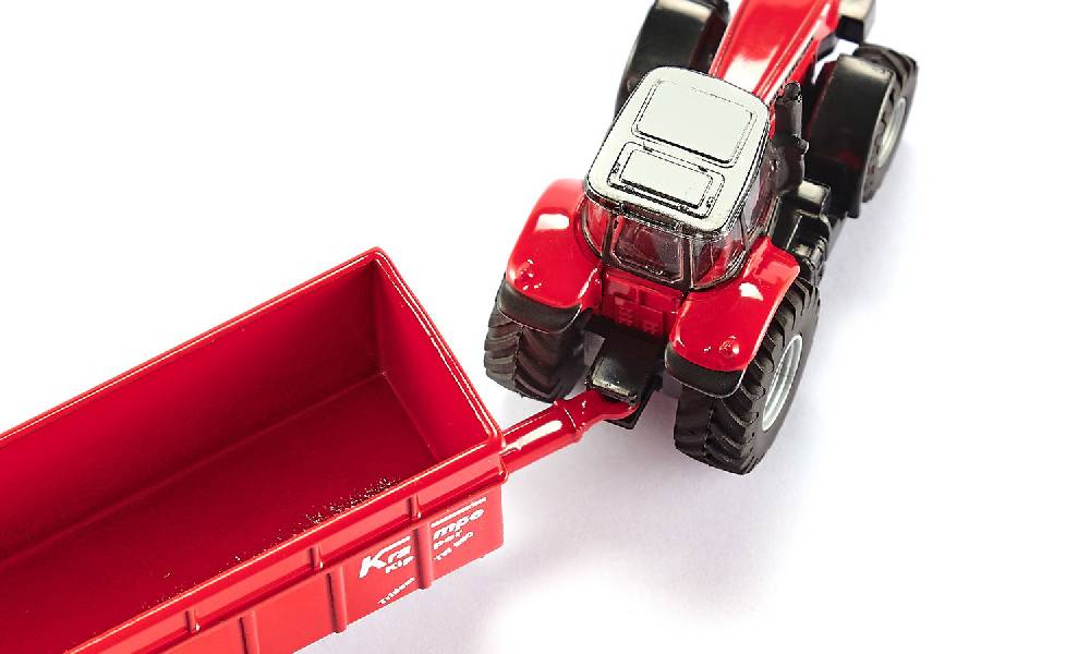 Siku Massey Ferguson Traktor mit Anhänger 10184400001 Zeitbegrenzte Promotion