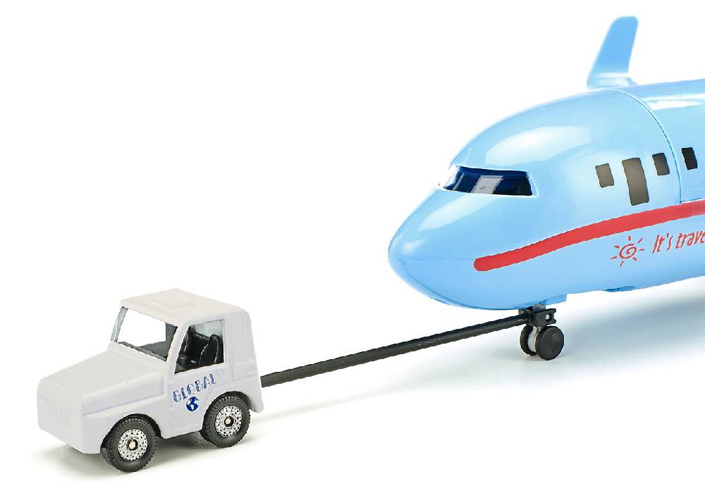 Siku Verkehrsflugzeug mit Zubehör 10540200001 zollfrei
