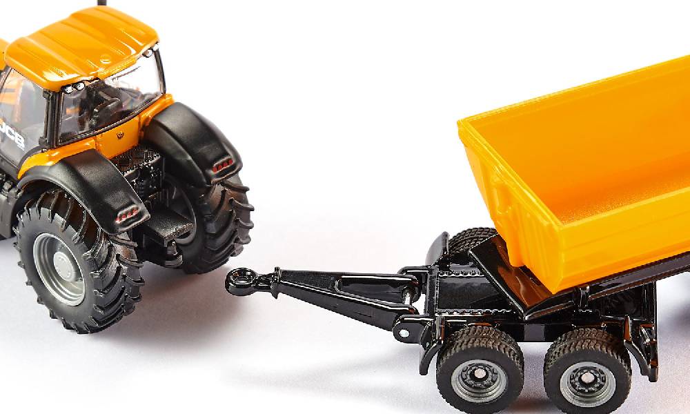 Siku JCB Traktor mit Dolly und Kippmulde 10185800002 Räumungsverkauf
