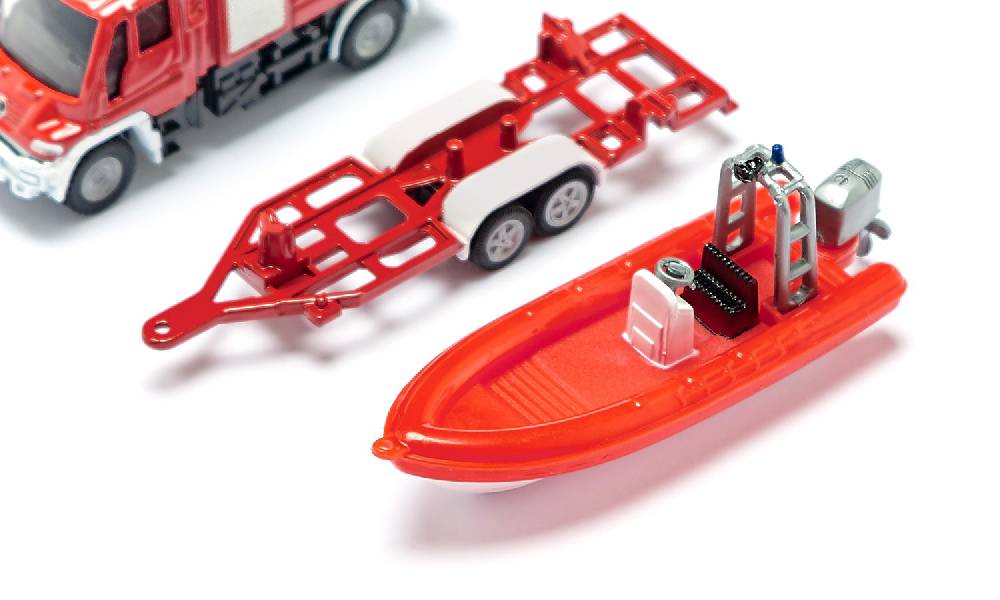 Siku Unimog Feuerwehr mit Boot 10163600005 Tägliche Deals