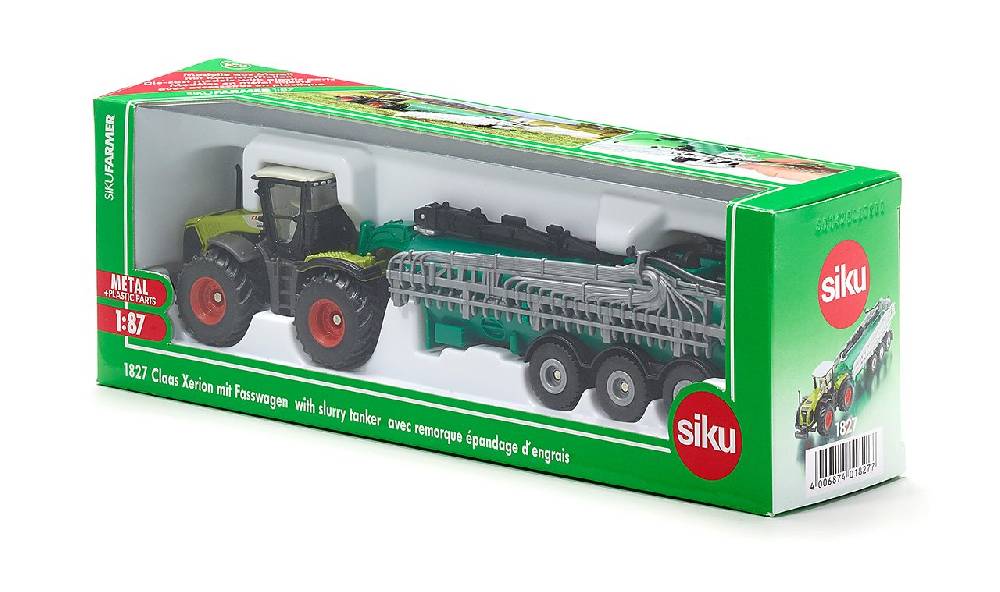 Siku Claas Xerion mit Fasswagen 10182700002 Hotsell