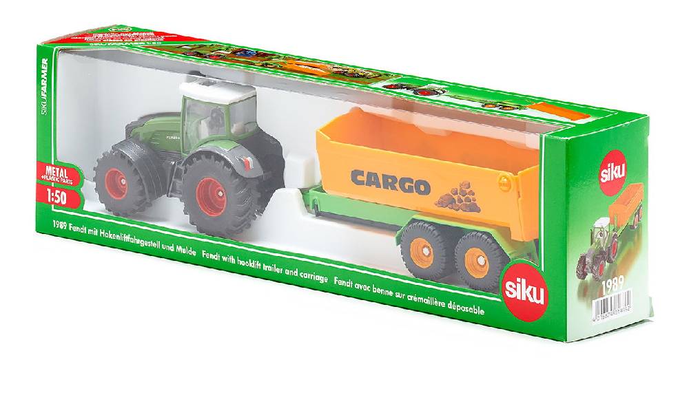 Siku Fendt mit Hakenliftfahrgestell und Mulde 10198900001 Heißer Verkauf