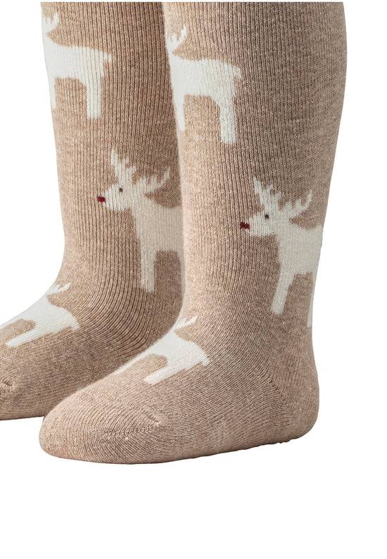 Sterntaler Weihnachtsstrumpfhose aus Baumwoll-Mischgewebe Vatertagsangebot