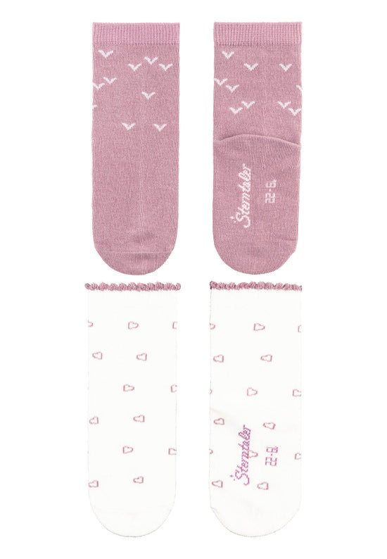 Sterntaler Socken 6er Pack Herzen aus Baumwoll-Mischgewebe Valentinstagsangebot