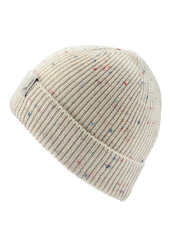Sterntaler Mütze aus Strickware mit Sprenkeldesign Räumungsverkauf