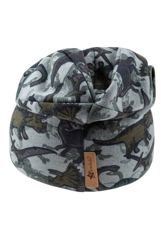 Sterntaler Beanie aus Sweat mit Dinosaurier-Motiv Letzte 2 Tage