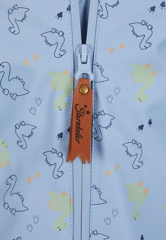 Sterntaler Regenjacke Dino ungefüttert und wasserdicht, Blau Auslauf