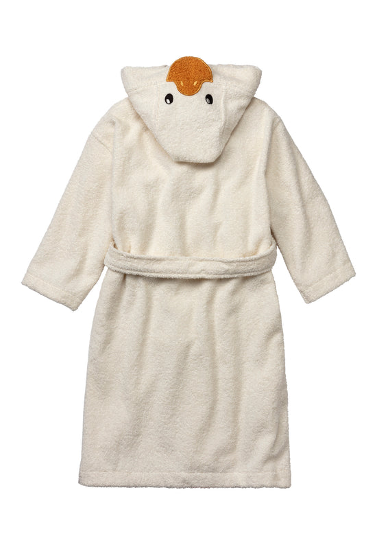 Sterntaler Kinder Bademantel Ente Edda mit Kapuze in ecru im Angebot