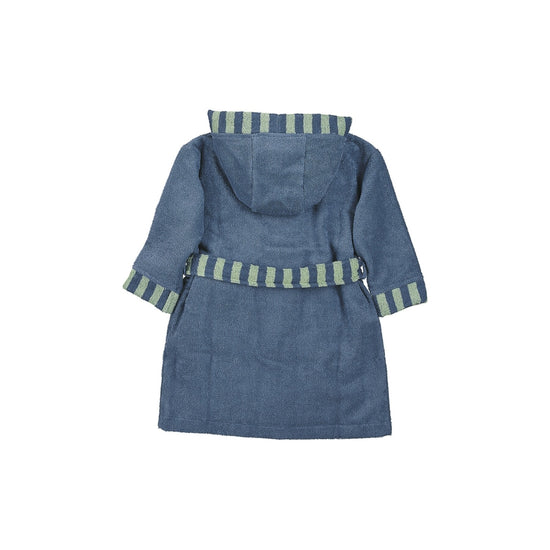 Sterntaler Bademantel Esel Emmilius mit Kapuze in Mittelblau Schlussverkauf