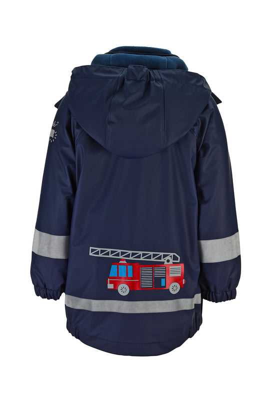 Sterntaler Regenjacke mit Innenjacke und Feuerwehrprint Weihnachtsangebot