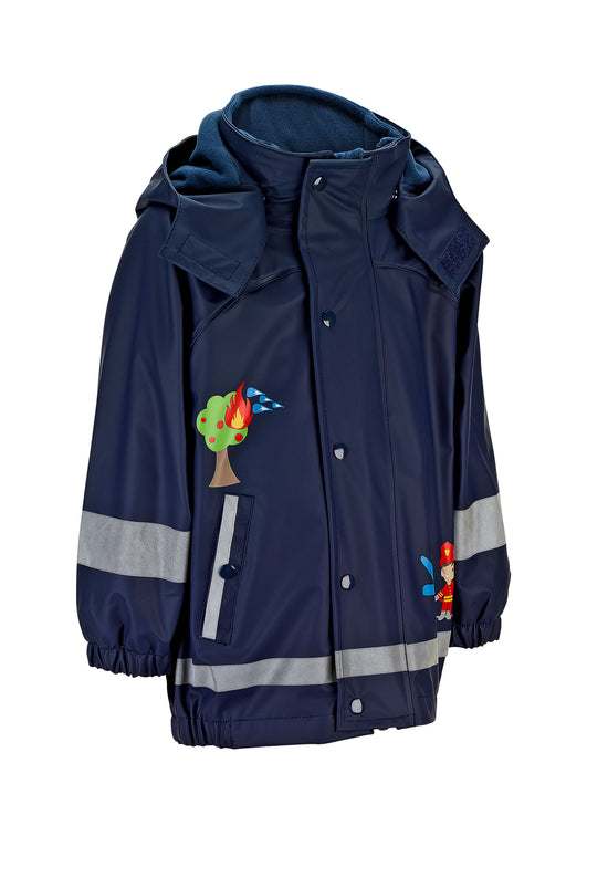 Sterntaler Regenjacke mit Innenjacke und Feuerwehrprint Weihnachtsangebot