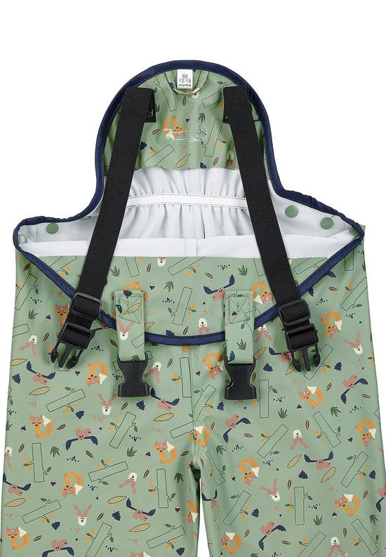 Sterntaler Regenträgerhose Waldtiere ungefüttert, wasserdicht Osterangebot