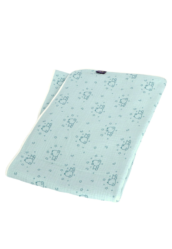 Sterntaler Babydecke, Musselin allover Motiv Kleiner Bär Sonderangebot der Fabrik