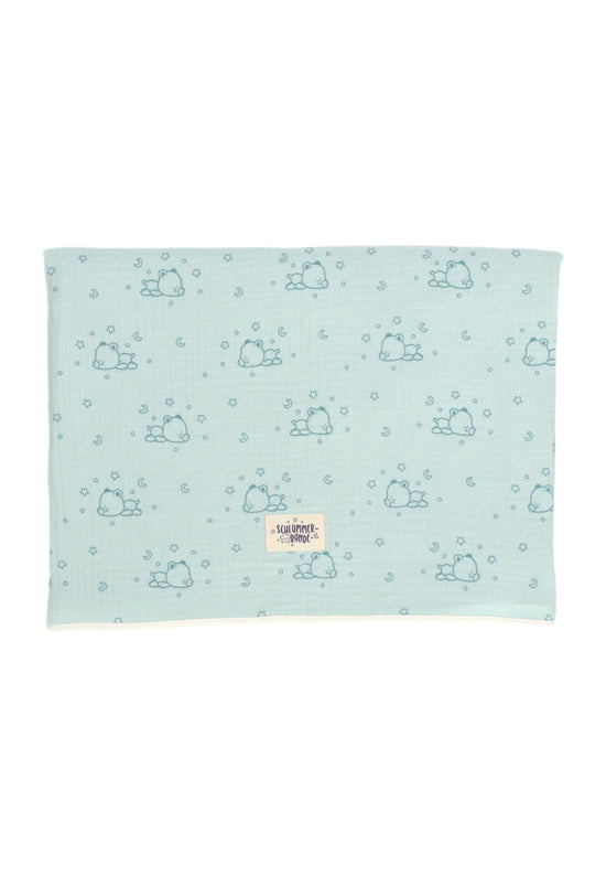 Sterntaler Babydecke, Musselin allover Motiv Kleiner Bär Sonderangebot der Fabrik