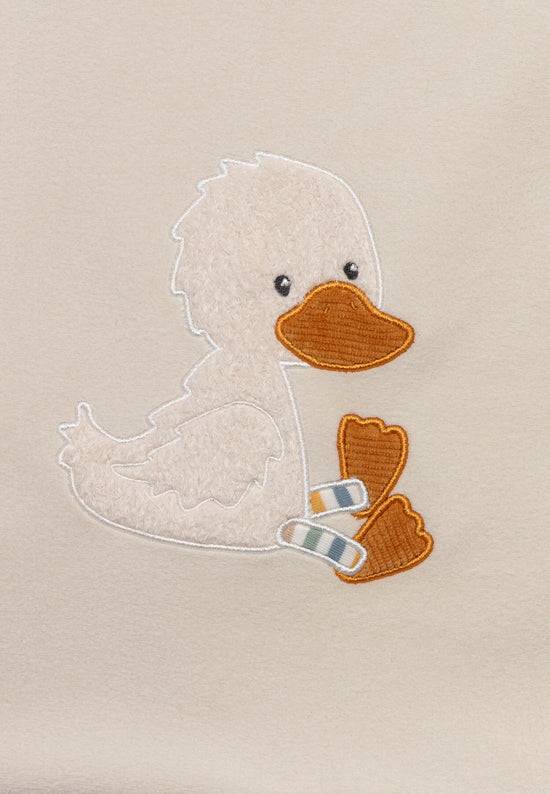 Sterntaler Babydecke Ente Edda aus wärmendem Microfleece in ecru Outlet