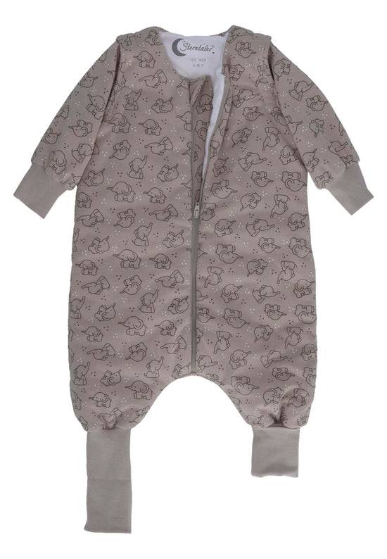 Sterntaler Schlafsack mit Beinen 110cm Elefant Eddy in Beige Begrenztes Angebot