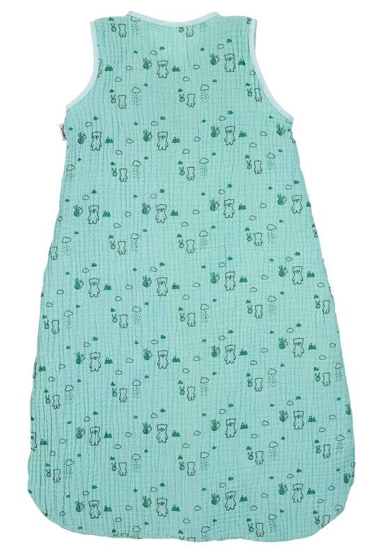 Sterntaler Musselin-Schlafsack 90cm Ben in Türkis, 1,00 TOG Rabatt
