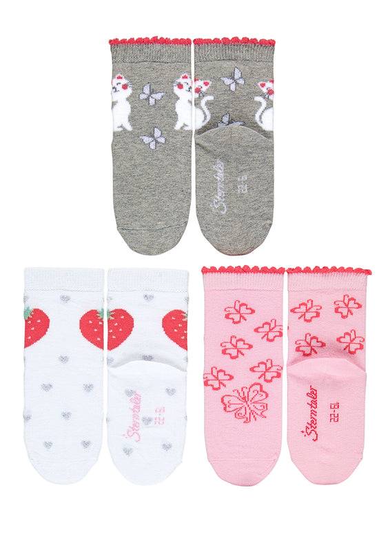 Sterntaler Kindersocken 7er-Box Mädchen in Hellgrau melange Super Rabatt