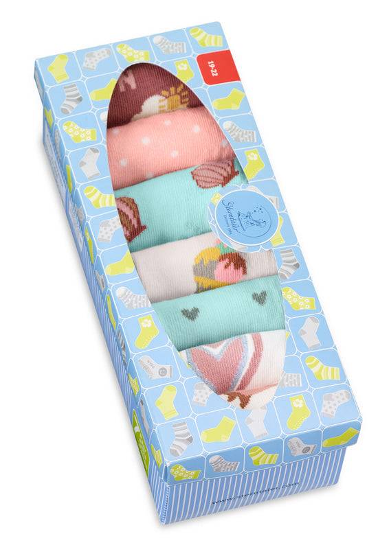 Sterntaler Kindersocken 7er-Box Mädchen in Hellgrau melange Super Rabatt