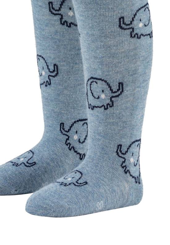 Sterntaler Strumpfhose aus Baumwoll-Mischgewebe mit Elefanten-Muster Riesige Rabatte