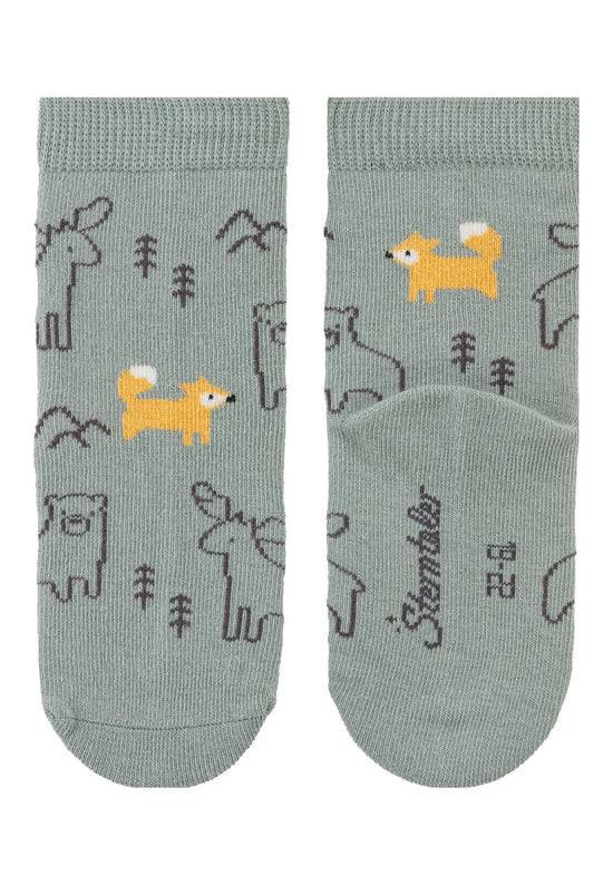 Sterntaler Socken 3er Pack Waldtiere, Tatzen und Rippenmuster Rabatte dieses Monats