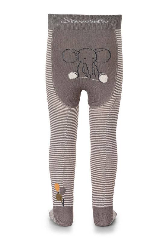 Sterntaler Krabbelstrumpfhose mit Po-Motiv Elefant Eddy, Grau Online