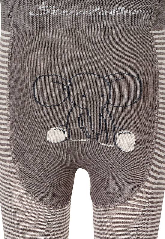 Sterntaler Krabbelstrumpfhose mit Po-Motiv Elefant Eddy, Grau Online