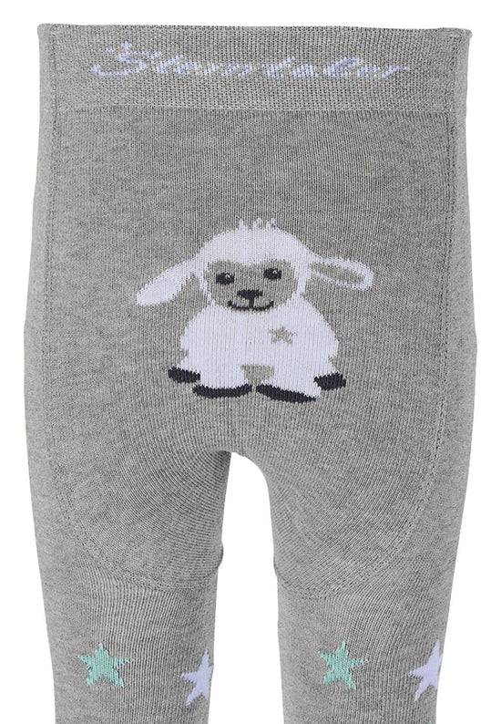 Sterntaler Krabbelstrumpfhose Stanley mit Po-Motiv in Silber Angebote
