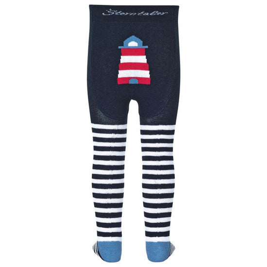 Sterntaler Krabbelstrumpfhose Leuchtturm mit Ringel in marine Hotsell