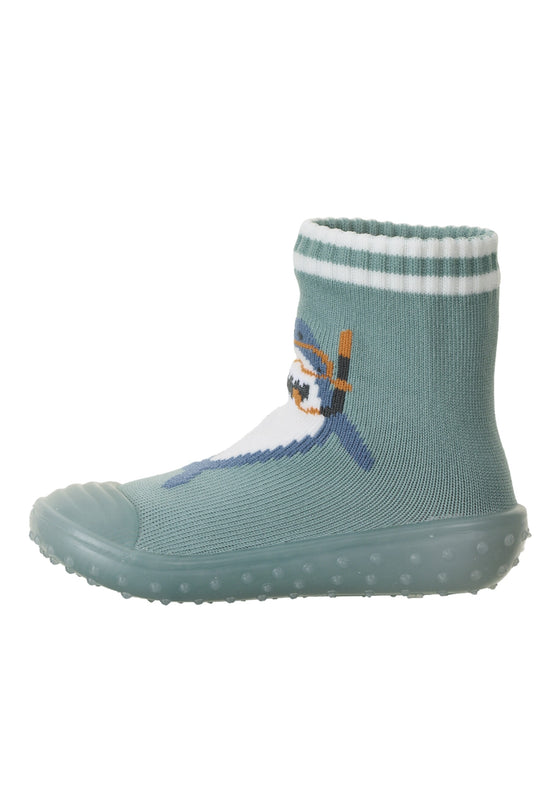 Sterntaler Adventure-Socks mit Motiv Hai in Dunkelgrün Fabrik Onlineshop