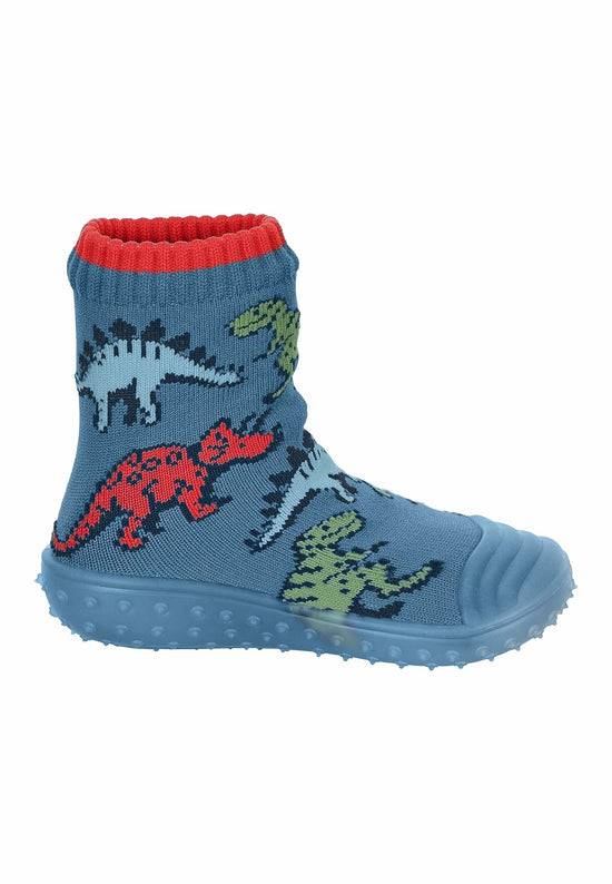 Sterntaler Adventure-Socks mit Motiv Dinos in Mittelblau Rabatt