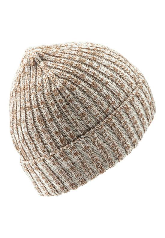 Sterntaler Mütze aus Strickware und Melange- Muster Begrenztes Angebot