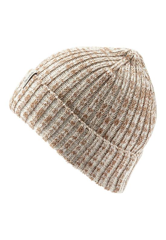 Sterntaler Mütze aus Strickware und Melange- Muster Begrenztes Angebot